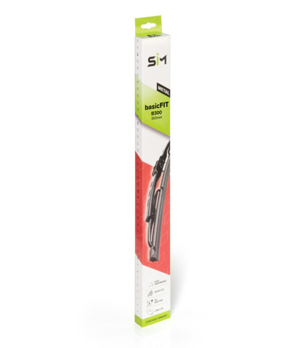 ΜΕΤΑΛΛΙΚΟΣ ΥΑΛΟΚΑΘΑΡΙΣΤΗΡΑΣ SΙΜ BASICFIT 300 mm