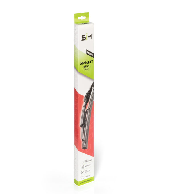 ΜΕΤΑΛΛΙΚΟΣ ΥΑΛΟΚΑΘΑΡΙΣΤΗΡΑΣ SΙΜ BASICFIT 350 mm (ΚΟΥΤΙ 10 ΤΕΜΑΧΙΩΝ)