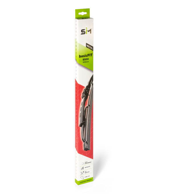 ΜΕΤΑΛΛΙΚΟΣ ΥΑΛΟΚΑΘΑΡΙΣΤΗΡΑΣ SΙΜ BASICFIT 500 mm (ΚΟΥΤΙ 10 ΤΕΜΑΧΙΩΝ)
