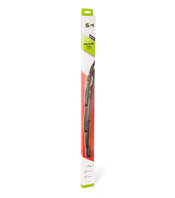ΜΕΤΑΛΛΙΚΟΣ ΥΑΛΟΚΑΘΑΡΙΣΤΗΡΑΣ SΙΜ BASICFIT 650 mm