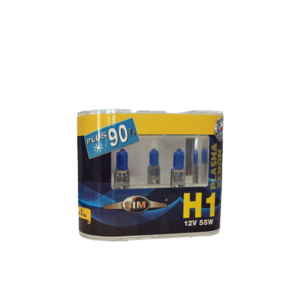 ΛΑΜΠΑ SΙΜ Η1 12V 55W +90% SUPER WHITE ΧΕΝΟΝ MADE IN ΚΟRΕΑ