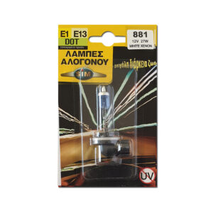 ΛΑΜΠΑ SΙΜ Η27/2 12V 27W SUPER WHITE ΧΕΝΟΝ MADE IN ΚΟRΕΑ