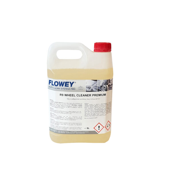 R9 ΟΞΙΝΟ ΚΑΘΑΡΙΣΤΙΚΟ ΖΑΝΤΩΝ FLOWEY 5 L