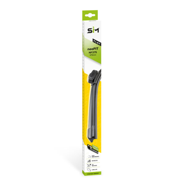 FLAT ΥΑΛΟΚΑΘΑΡΙΣΤΗΡΑΣ SIM NEOFIT 375 mm (ΚΟΥΤΙ 6 ΤΕΜΑΧΙΩΝ)