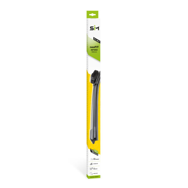 FLAT ΥΑΛΟΚΑΘΑΡΙΣΤΗΡΑΣ SIM NEOFIT 550 mm (ΚΟΥΤΙ 6 ΤΕΜΑΧΙΩΝ)