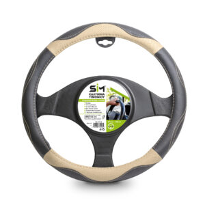 ΚΑΛΥΜΜΑ ΤΙΜΟΝΙΟΥ ΟΧΗΜΑΤΩΝ ΜΑΥΡΟ-ΓΚΡΙ 38 cm SIM